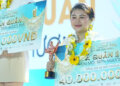 Đào Nguyễn Gia Mẫn xuất sắc đạt danh hiệu á quân 2 phun môi trên người thật tại The Stars PMU Show 2024