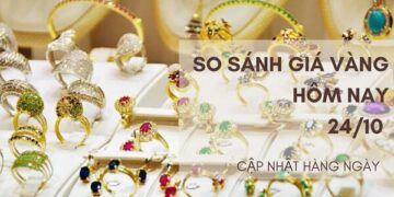 So sánh giá vàng hôm nay 24/10: SJC quay đầu giảm tới 210.000 đồng/lượng phiên trưa đầu tuần